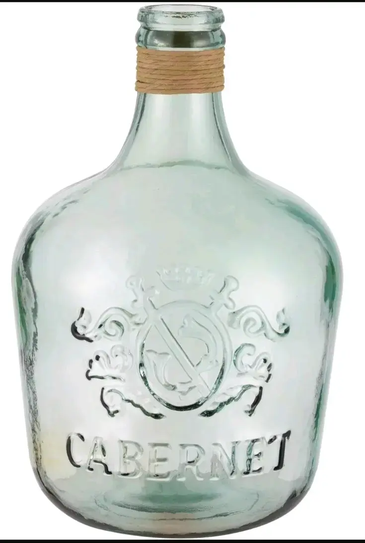 Botella de vidrio decorativa Cabernet