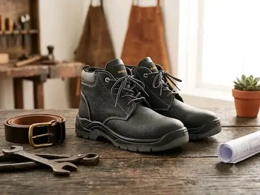 Botas de seguridad negras para hombre
