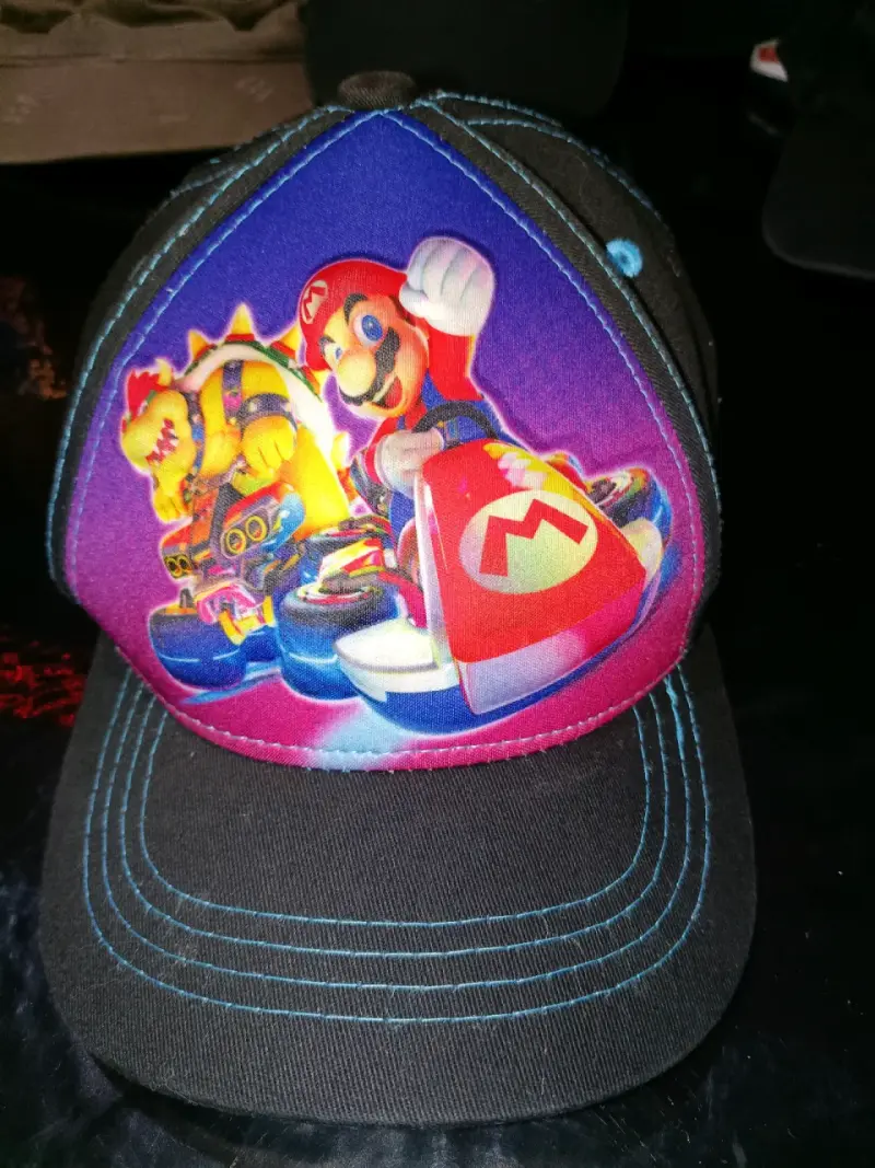 Gorra infantil Mario Kart colorida - 1