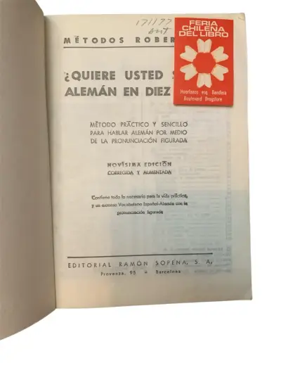 Libro '¿Quiere Vd. saber Alemán en 10 días?' - miniatura 3