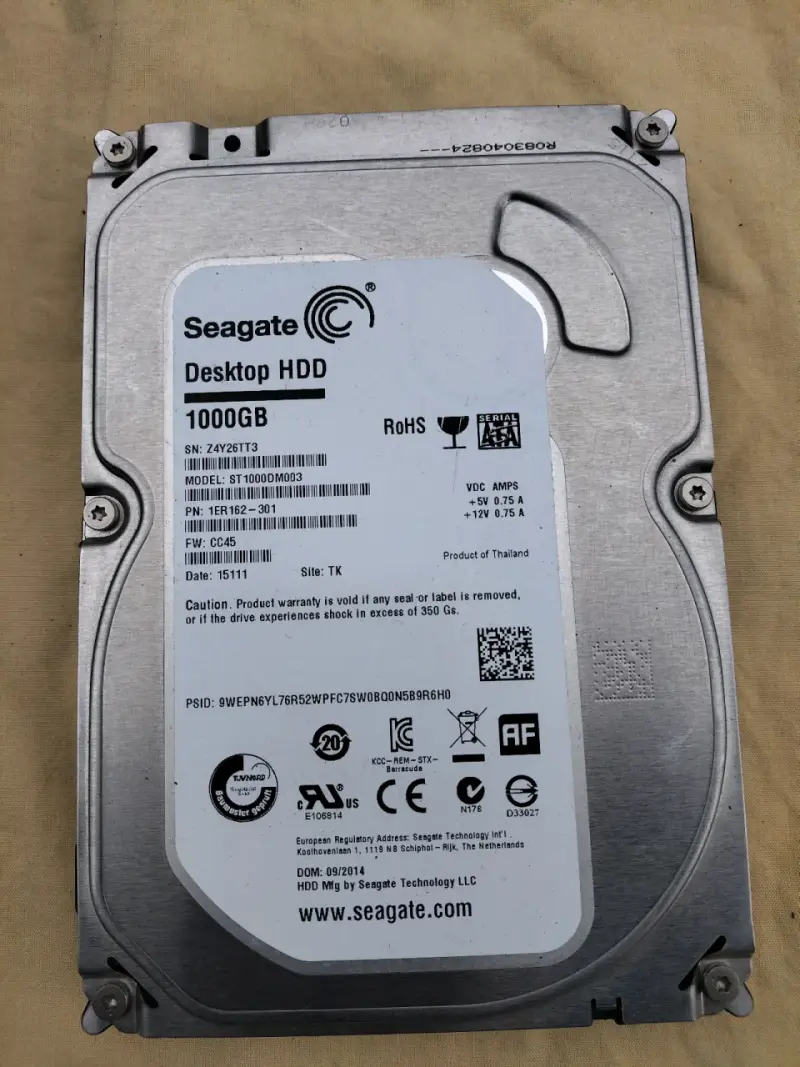 Disco duro Seagate 1TB para escritorio
