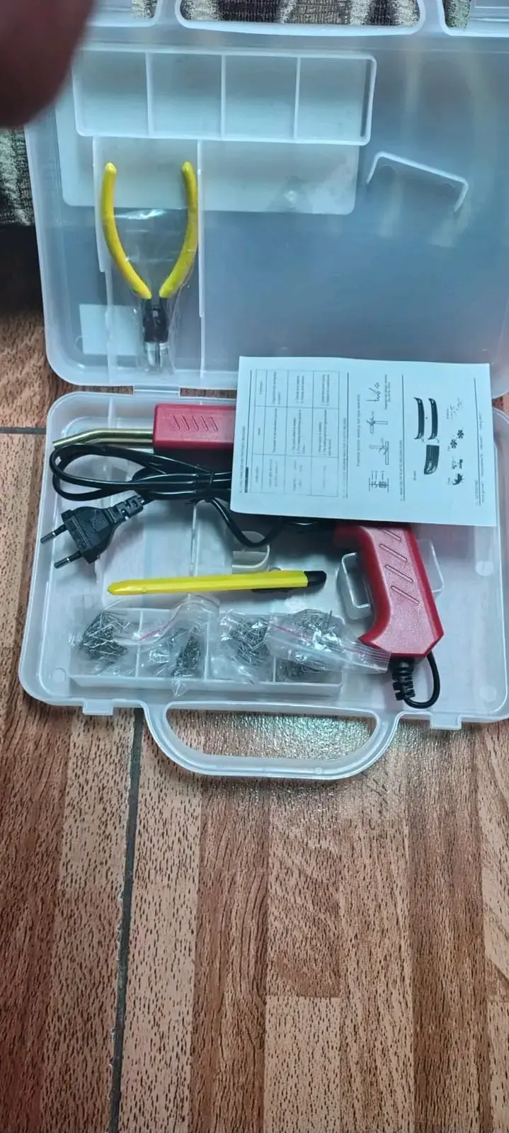 Kit de reparación de plástico con soldador - 1
