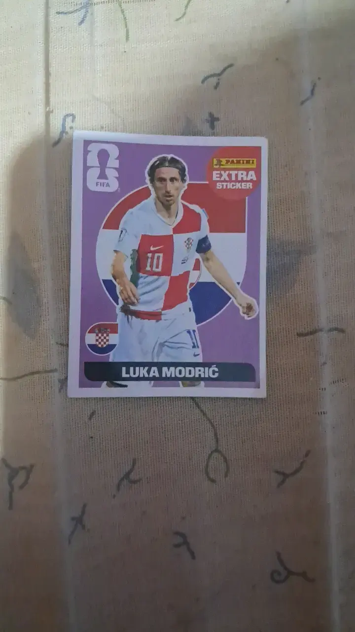 Lámina Panini Luka Modrić FIFA - 1
