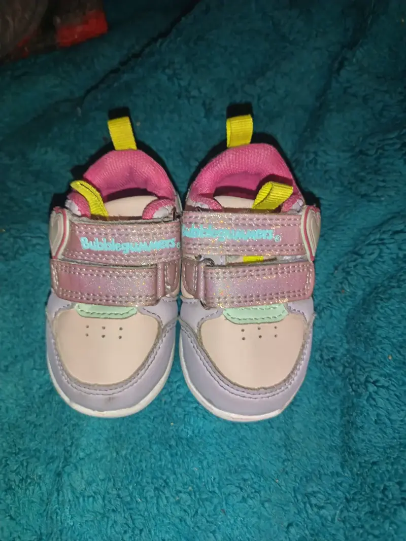 Zapatillas Bubblegummers para niña color rosa - 1