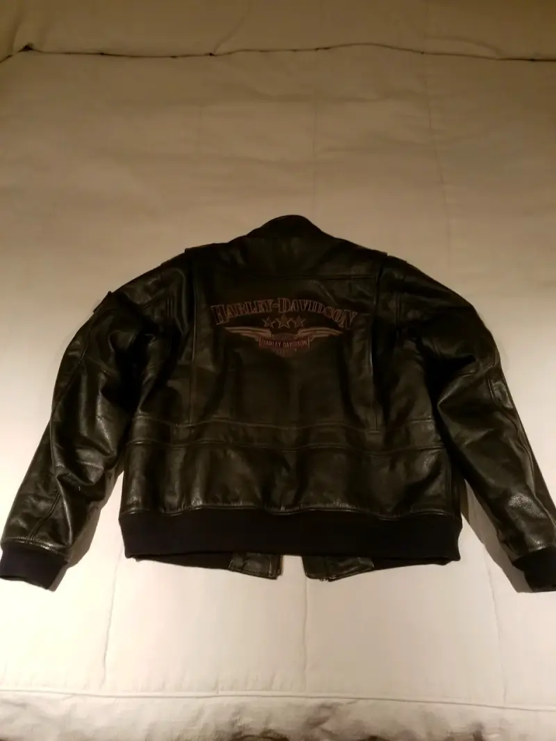 Chaqueta de cuero Harley-Davidson café original - 2