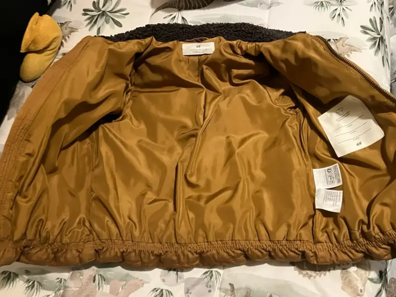 Chaqueta acolchada marrón para niños - 3