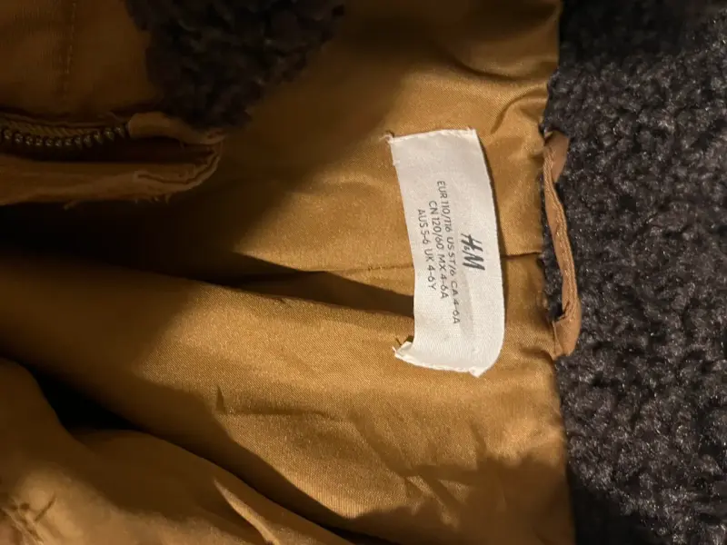 Chaqueta acolchada marrón para niños - 4