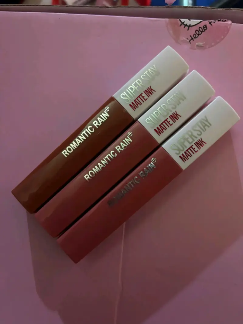 Set de labiales mate Romantic Rain - 1