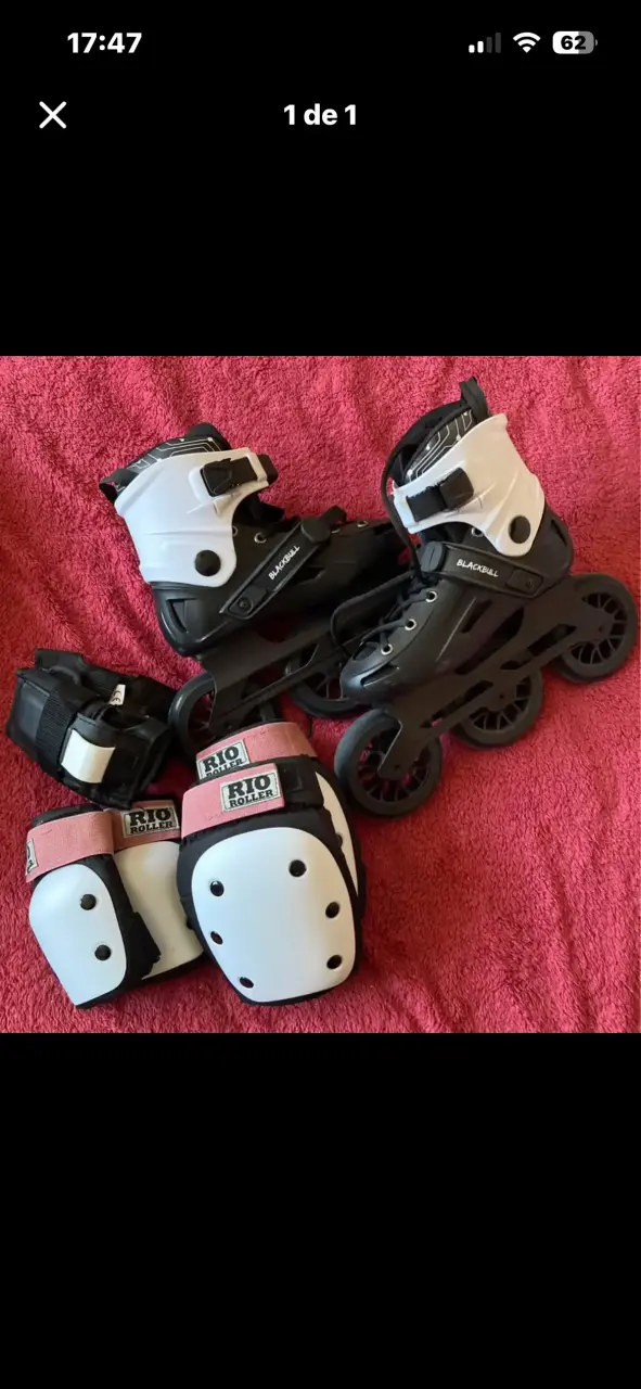 Patines en línea Blackbull con protecciones