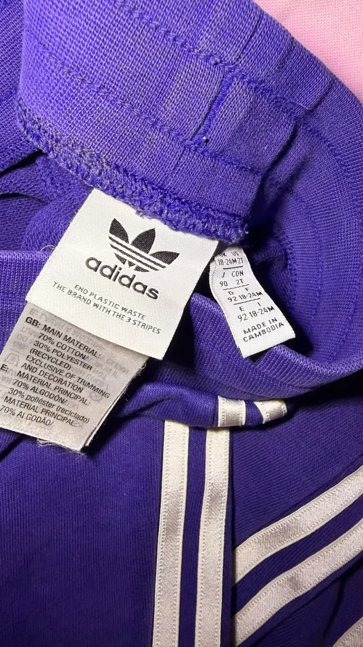 Conjunto deportivo infantil Adidas floral - 3