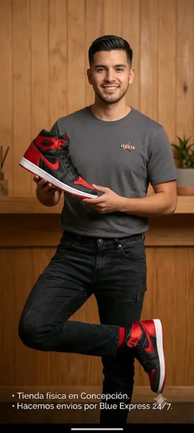 Zapatillas Air Jordan 1 Satin Bred nuevas - miniatura 3