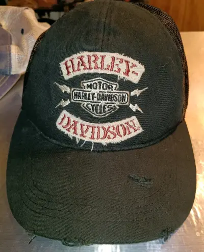 Gorra Harley-Davidson negra desgastada - miniatura 1