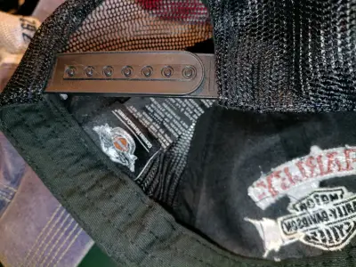 Gorra Harley-Davidson negra desgastada - miniatura 3
