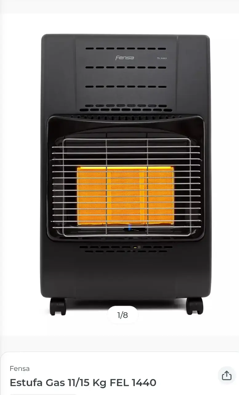 Estufa a gas Fensa FEL 1440 11/15 kg - 1