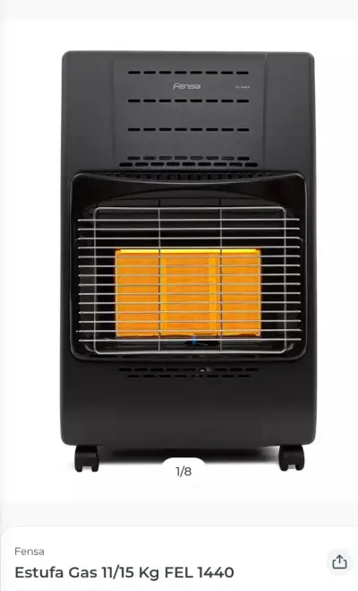 Estufa a gas Fensa FEL 1440 11/15 kg - miniatura 1