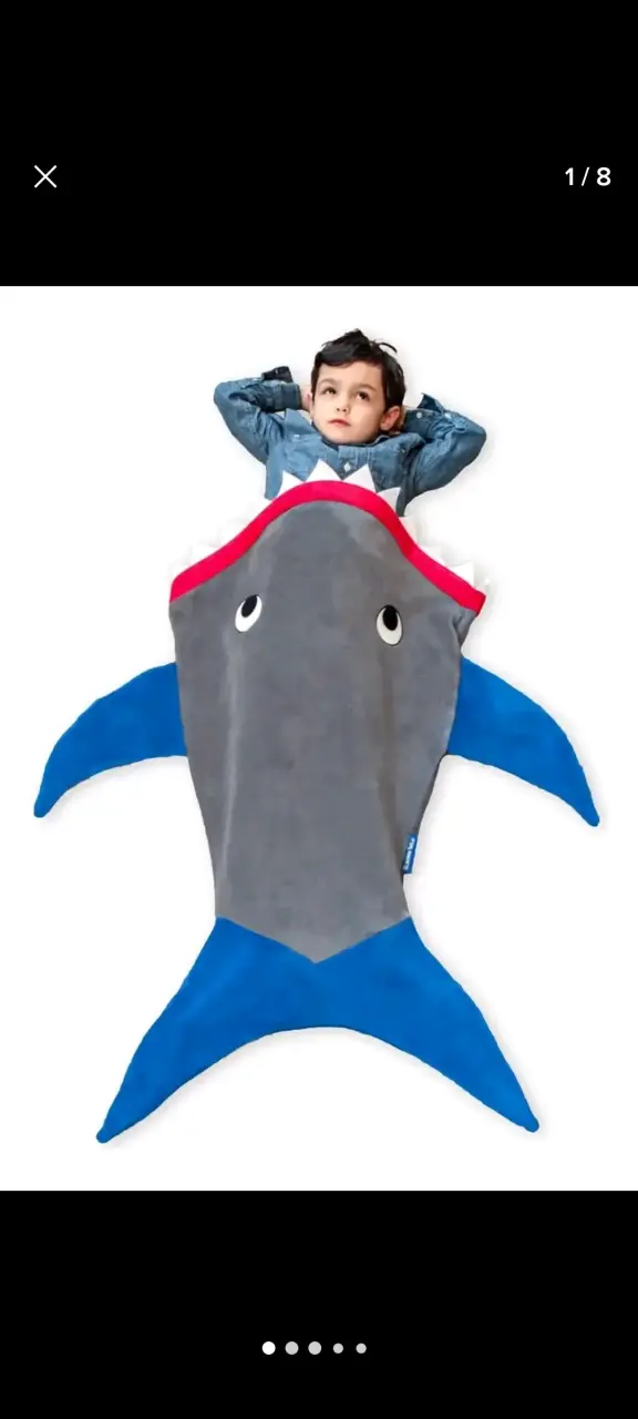 Saco de dormir infantil tiburón