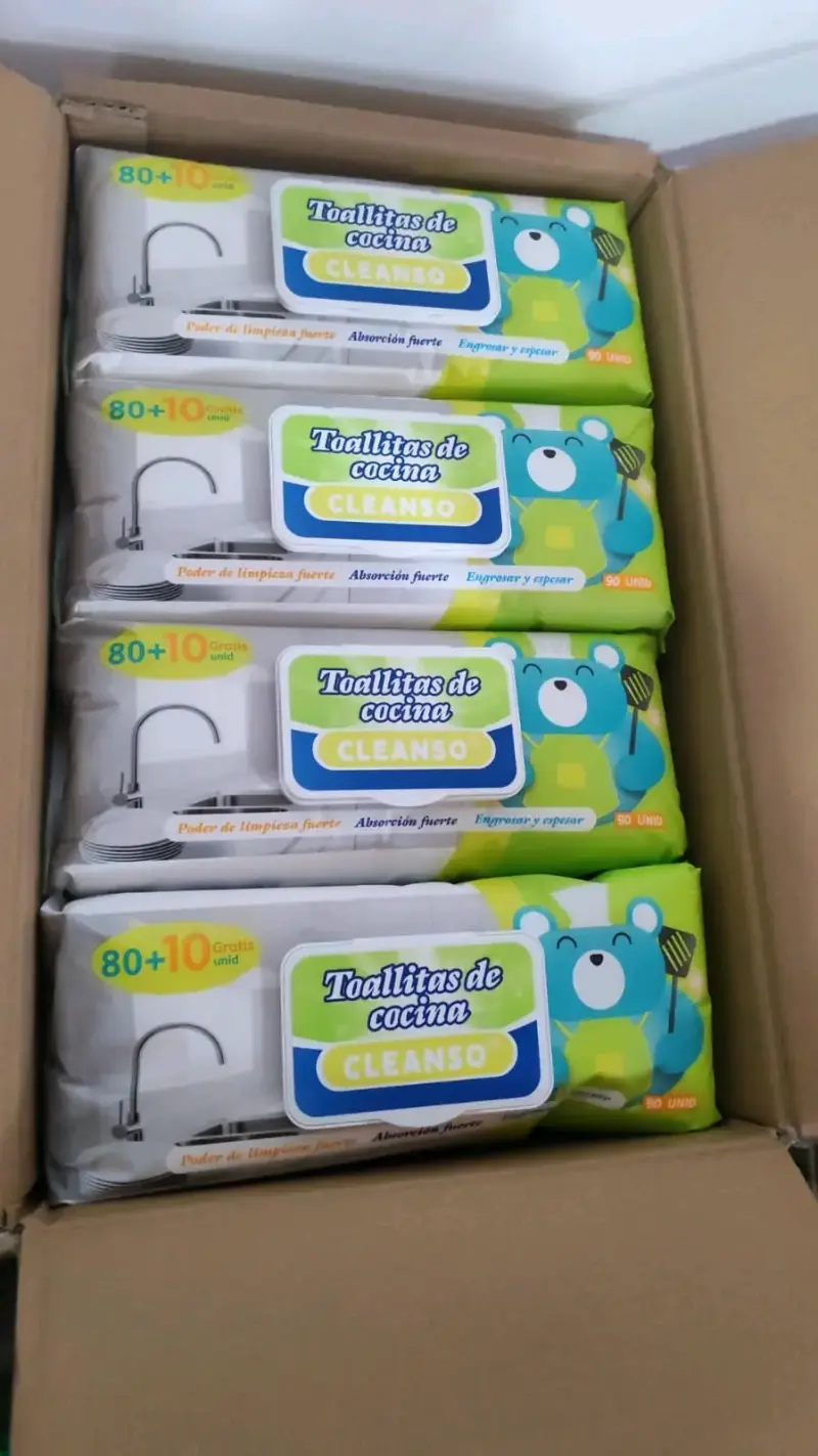 Toallitas de cocina Cleanso 90 unidades
