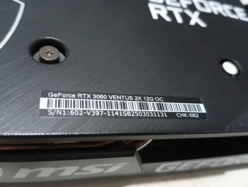 Tarjeta gráfica MSI GeForce RTX usada - 3