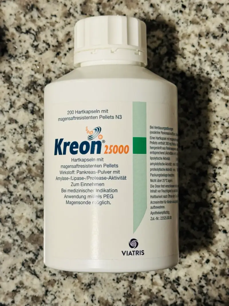 Creían, Kreon o Pangrol 25000 (200 cápsulas) - 1