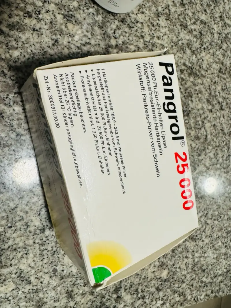 Creían, Kreon o Pangrol 25000 (200 cápsulas) - 4