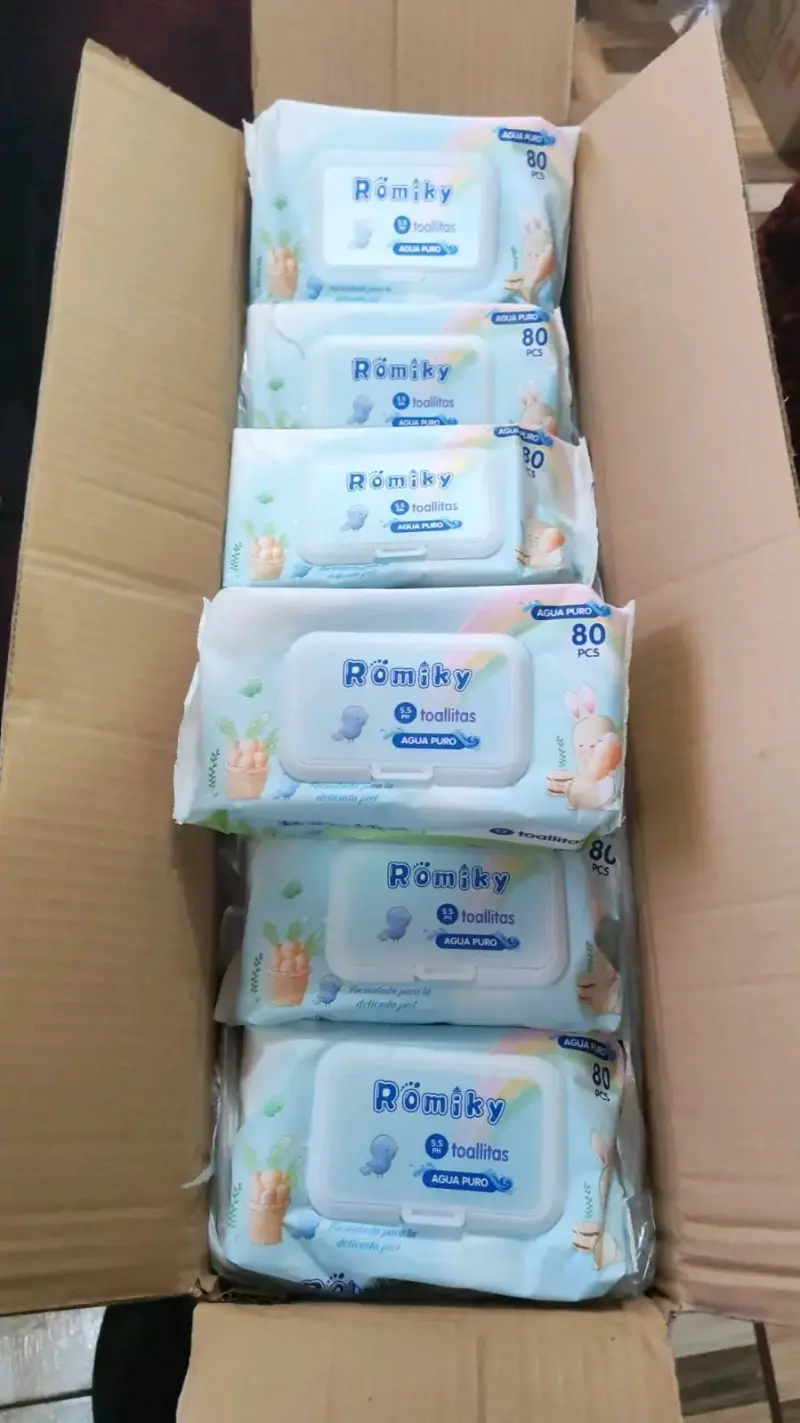 Toallitas húmedas Römiky para bebé 80 piezas