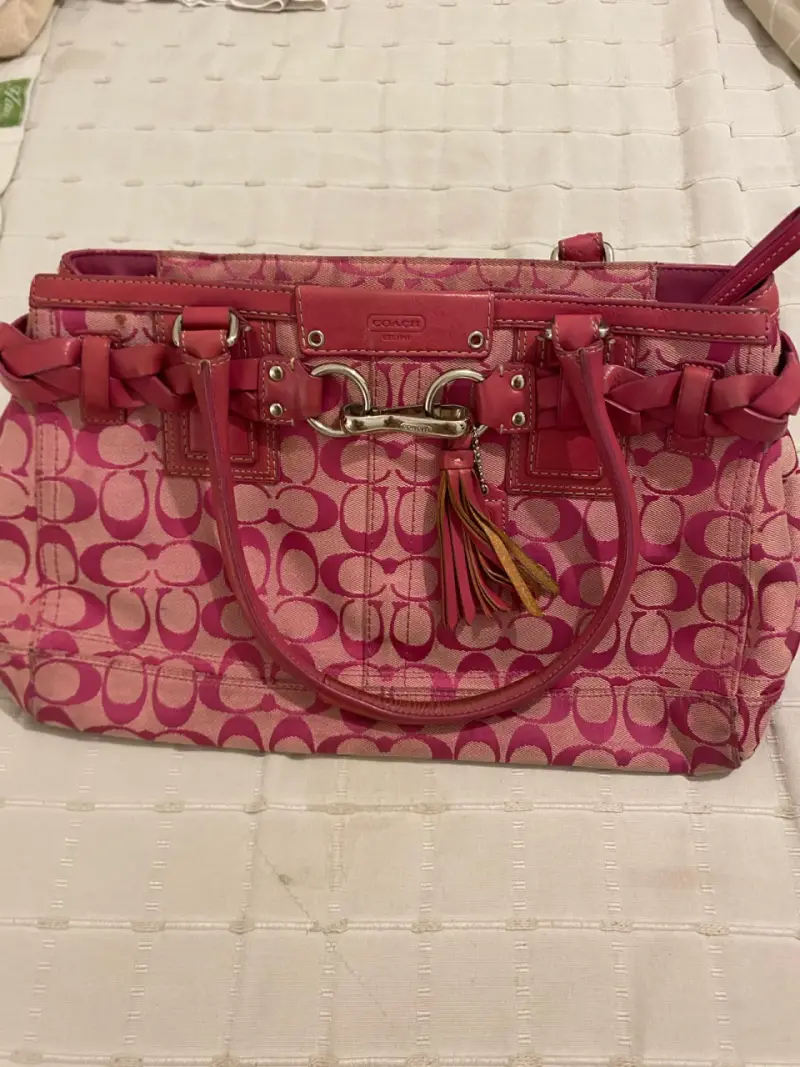 Bolso Coach Rosa Vintage original - 2