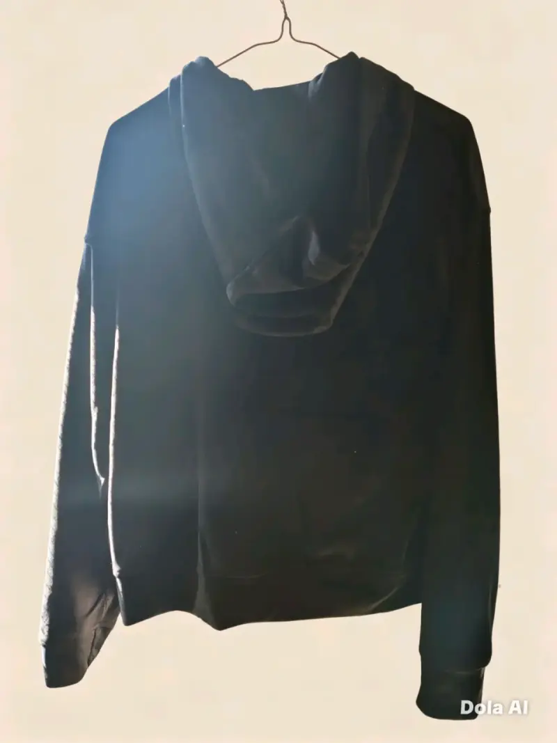 Chaqueta de terciopelo negro con cierre - 2