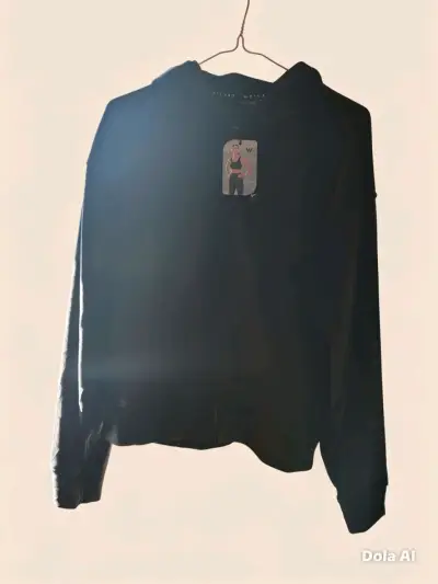 Chaqueta de terciopelo negro con cierre - miniatura 3