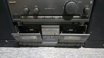 Equipo de sonido Philips con parlantes vintage - miniatura 4