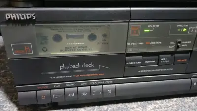 Equipo de sonido Philips con parlantes vintage - miniatura 5