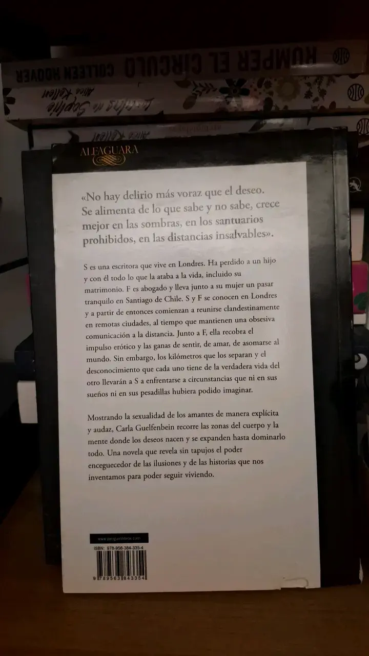 Libro 'La naturaleza del deseo' de Carla Guelfenbein - 2