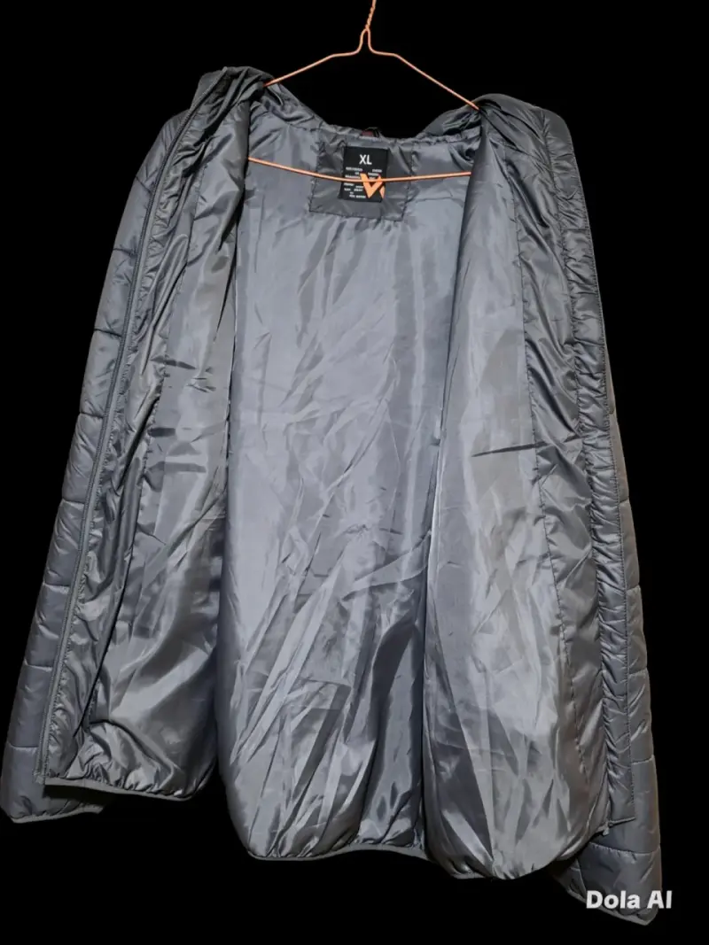 Chaqueta acolchada gris talla XL - 1