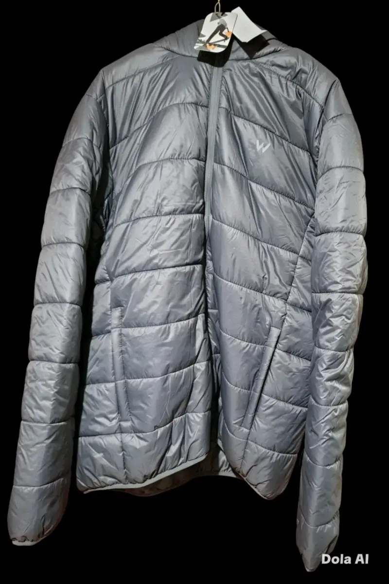 Chaqueta acolchada gris talla XL - 3