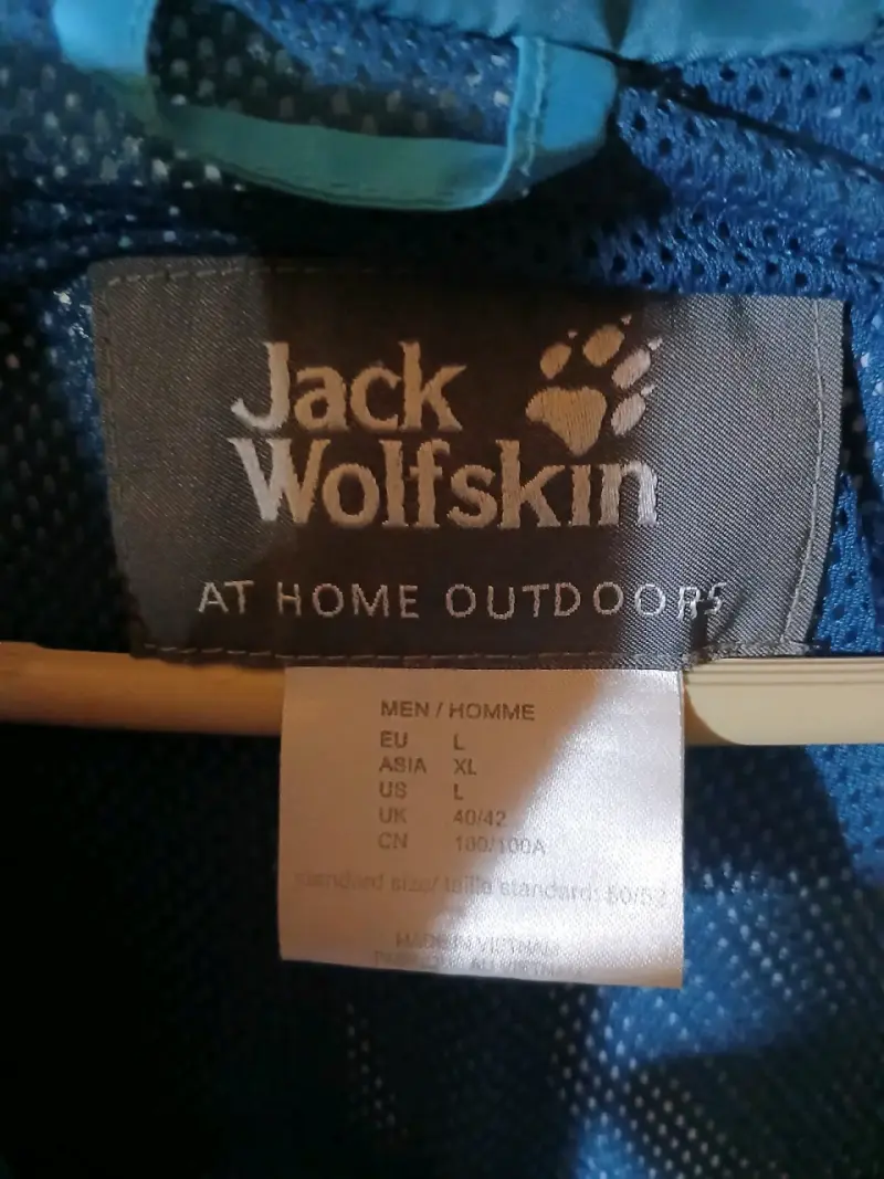 Chaqueta impermeable Jack Wolfskin azul - 3