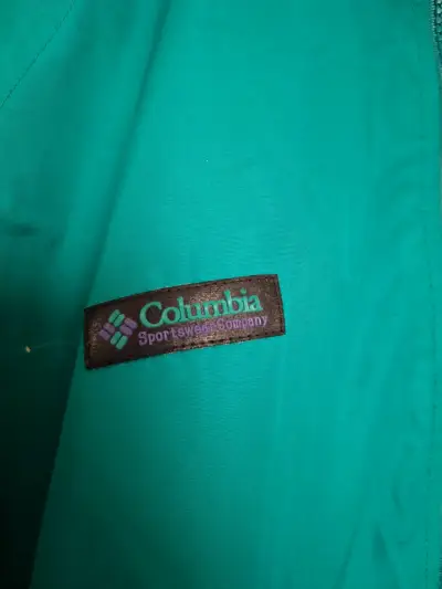 Chaqueta Columbia verde impermeable - miniatura 2