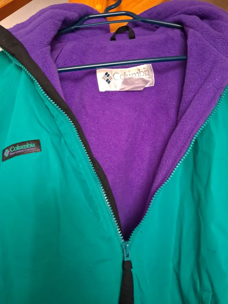 Chaqueta Columbia verde impermeable - 3