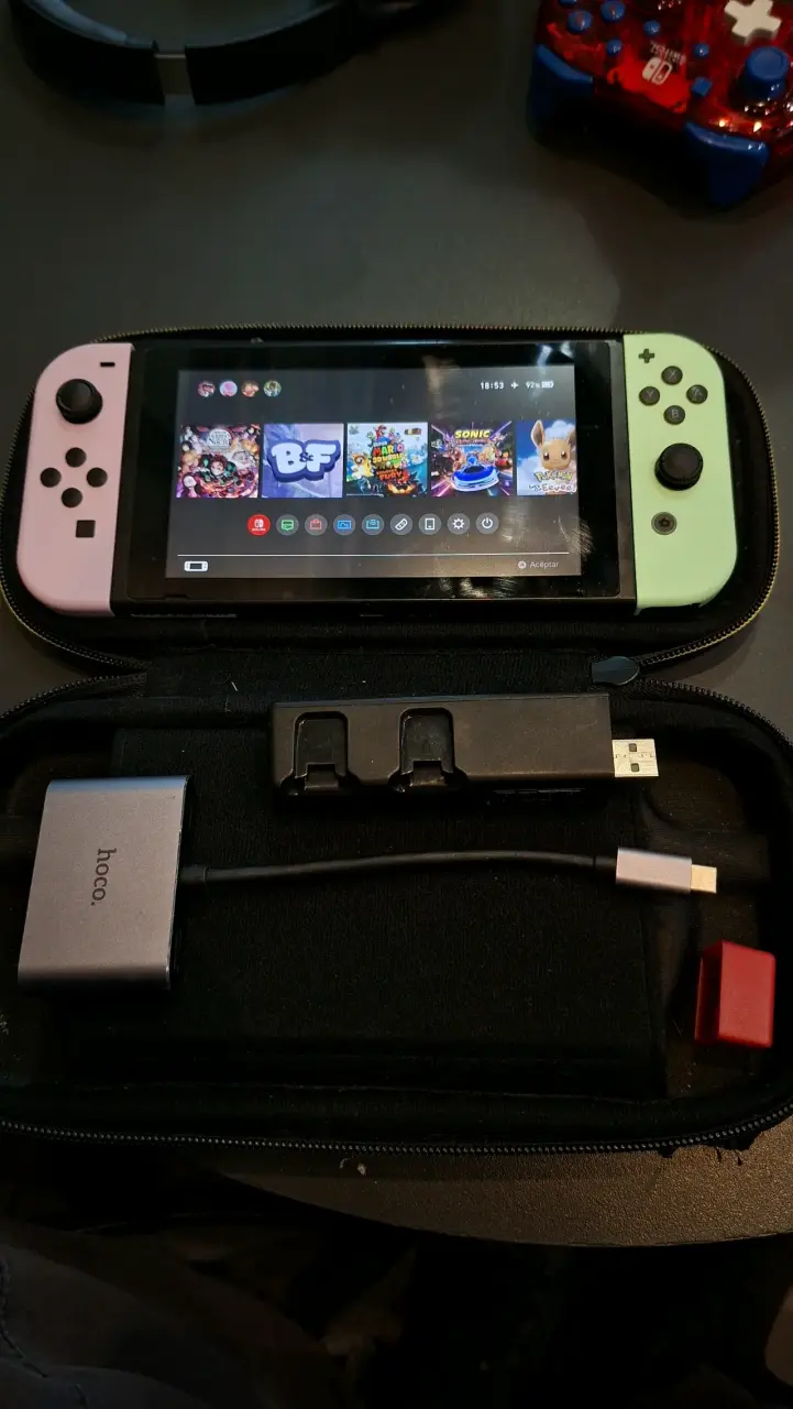Consola Nintendo Switch con magia y accesorios - 1
