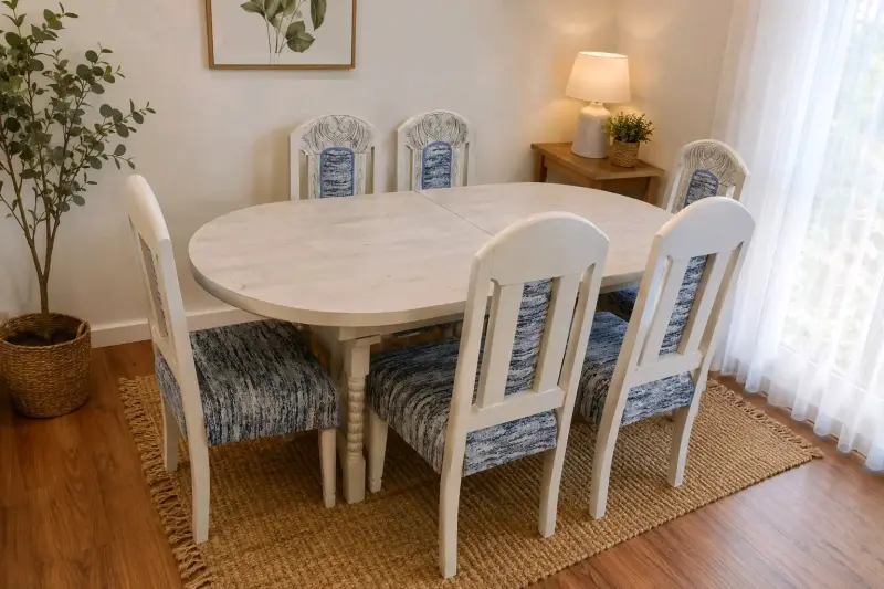 Comedor restaurado estilo vintage moderno - 2