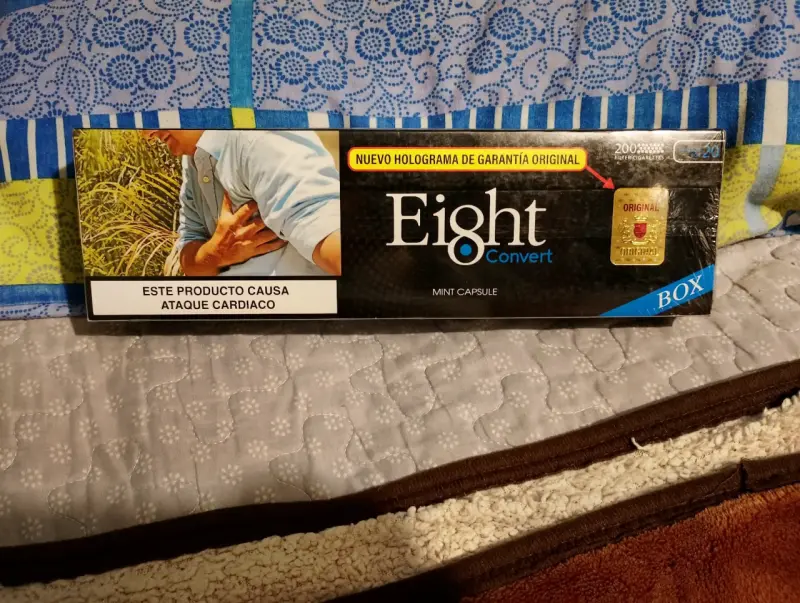 Caja de cigarrillos Eight Convert menta - 1