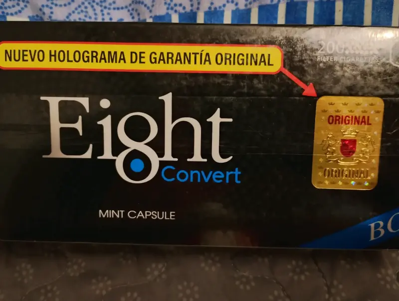 Caja de cigarrillos Eight Convert menta - 2