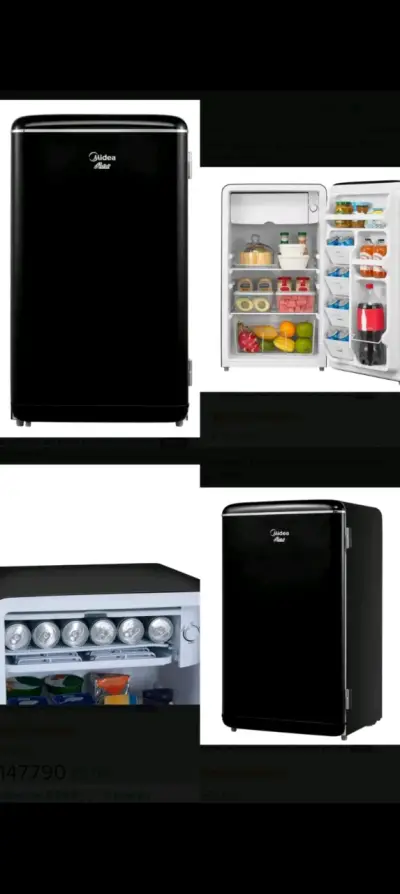 Refrigerador Midea Retro negro compacto - miniatura 4
