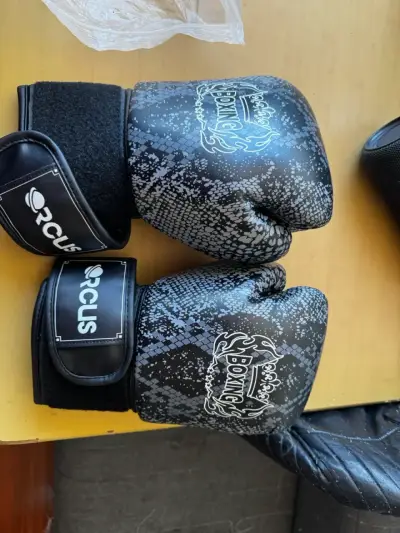 Guantes de boxeo Orcus negros - miniatura 1