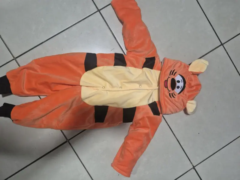 Disfraz infantil de tigre con capucha