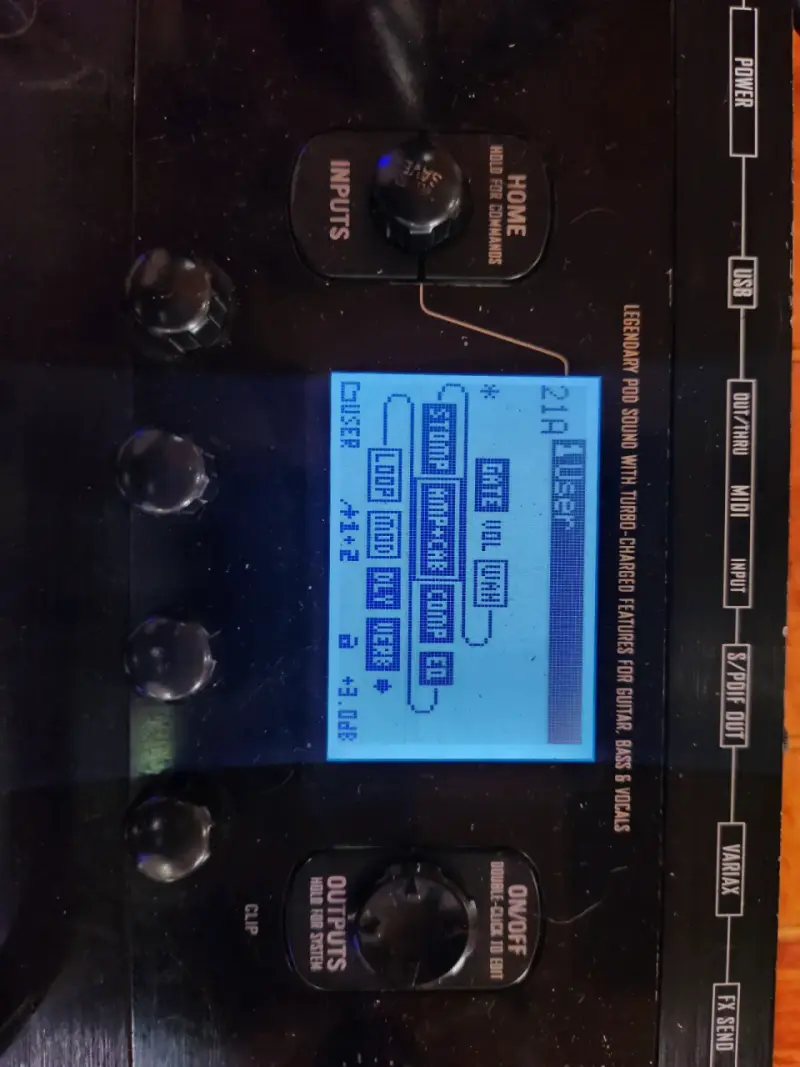 Pedalera multiefectos Line 6 POD X3 Live - 2