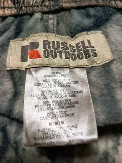 Pantalón Russell Outdoors camuflado para exteriores - miniatura 1