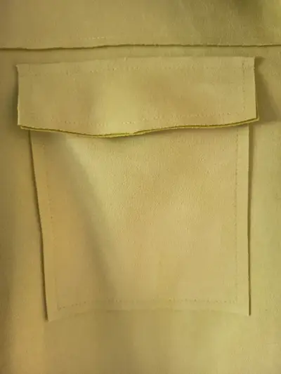 Chaqueta oversize amarilla con bolsillos - miniatura 5