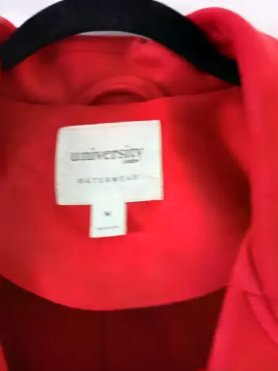 Abrigo rojo University Outerwear talla M - miniatura 1