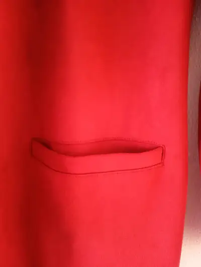 Abrigo rojo University Outerwear talla M - miniatura 2
