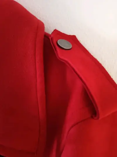 Abrigo rojo University Outerwear talla M - miniatura 5
