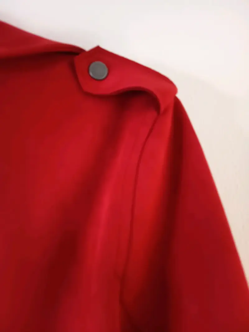 Abrigo rojo University Outerwear talla M - 6